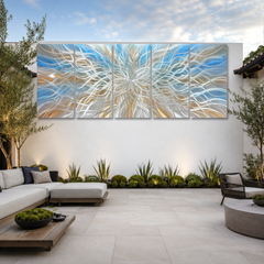 metal wall art . metal sculpture wall by Tomouk