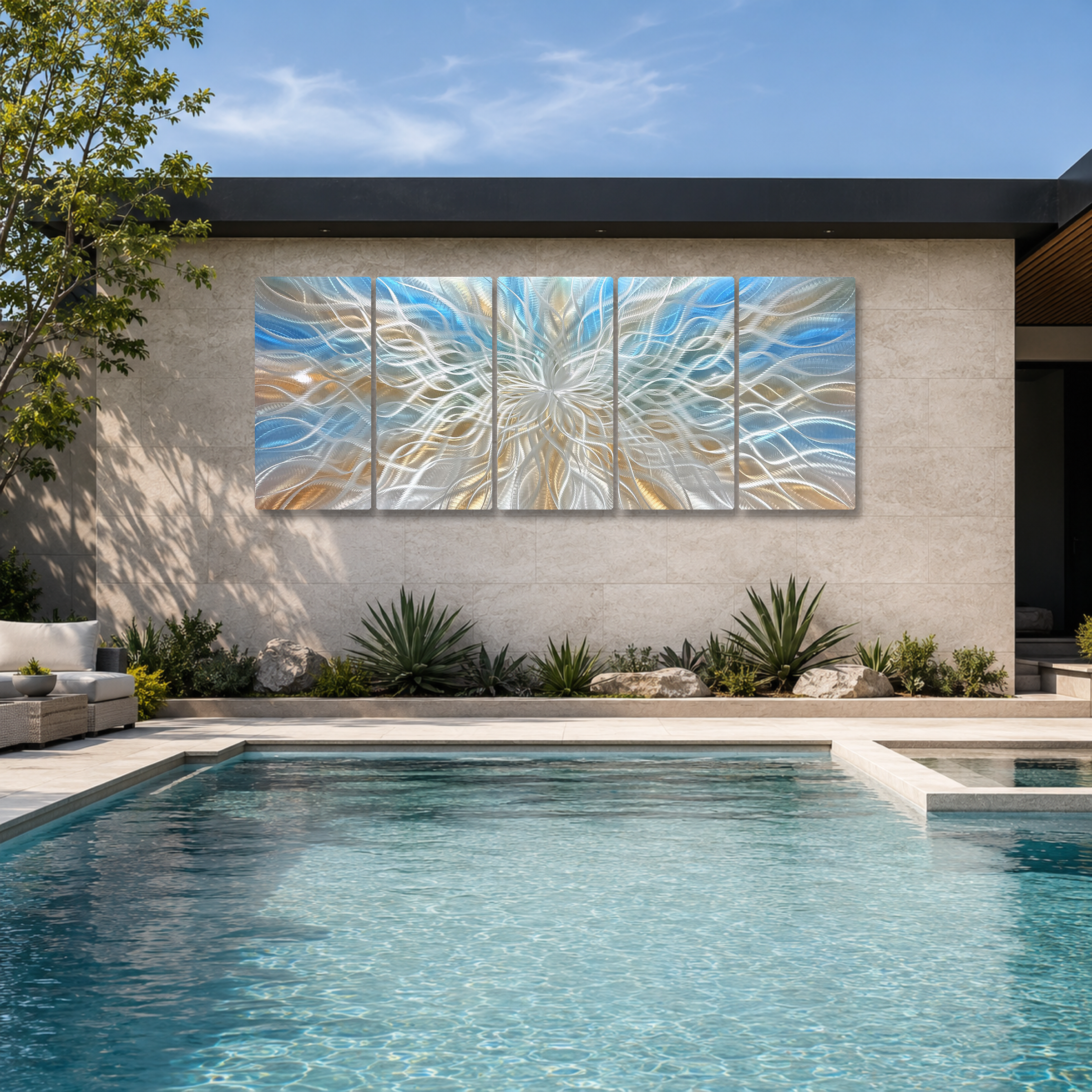 metal wall art . metal sculpture wall by Tomouk