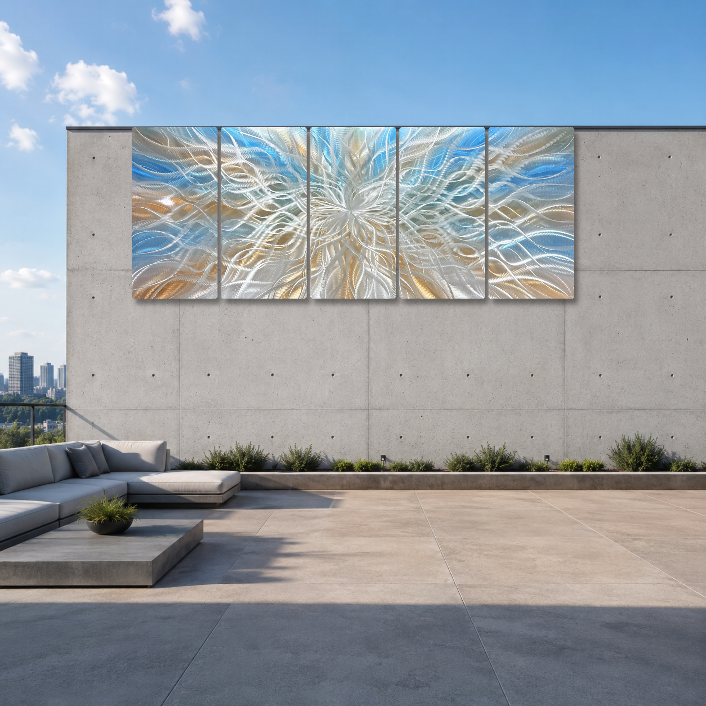 metal wall art . metal sculpture wall by Tomouk