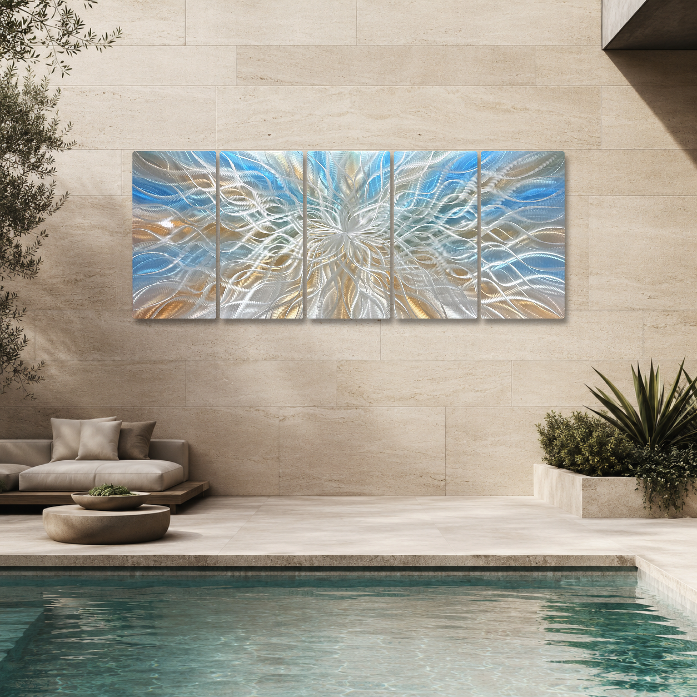 metal wall art . metal sculpture wall by Tomouk