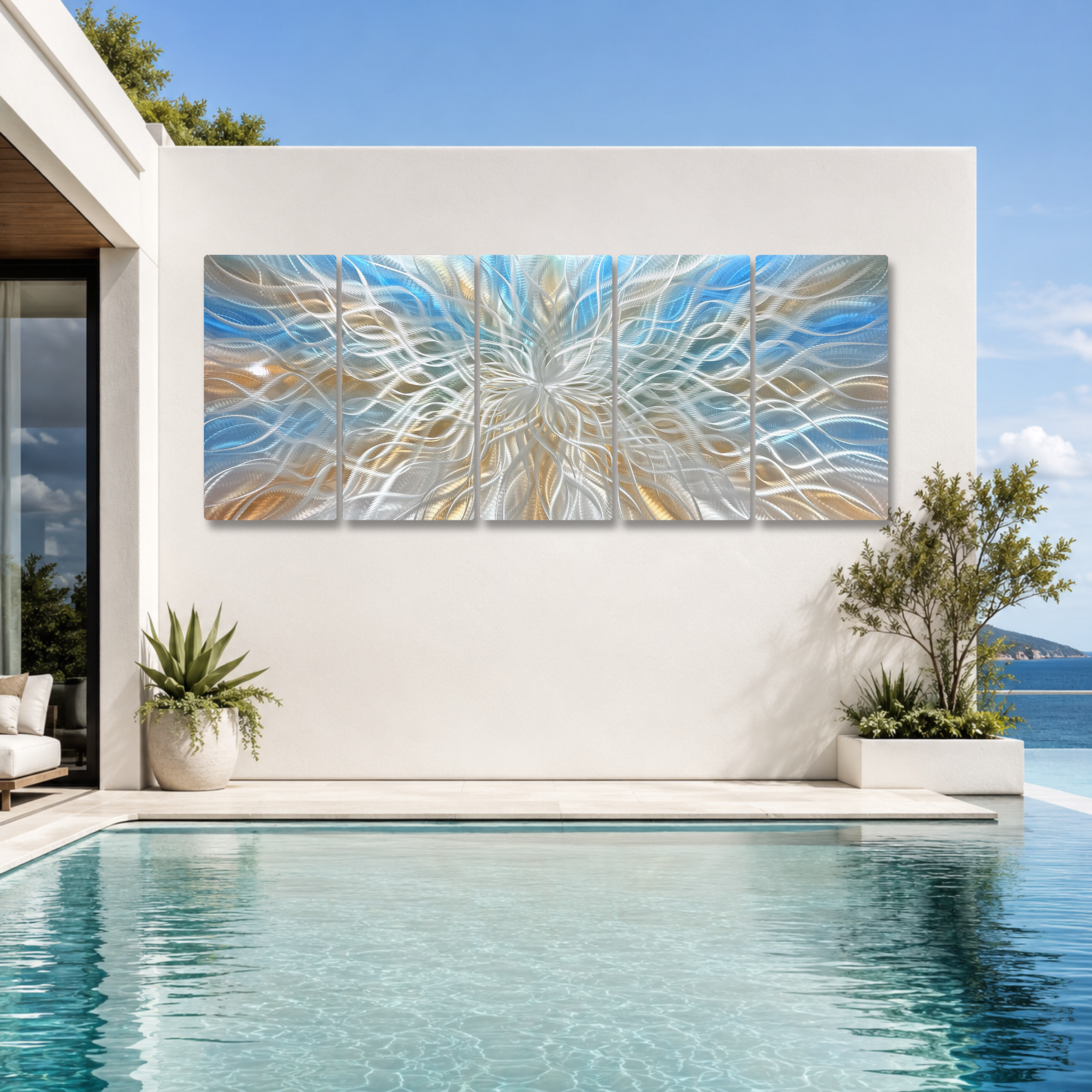 metal wall art . metal sculpture wall by Tomouk