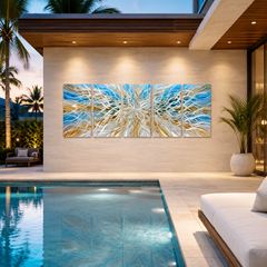 metal wall art . metal sculpture wall by Tomouk