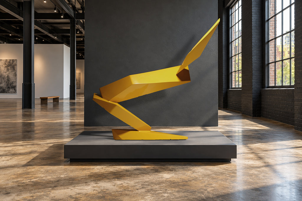 Flight of Angles, digital environment composite: Industrial Exhibition Hall