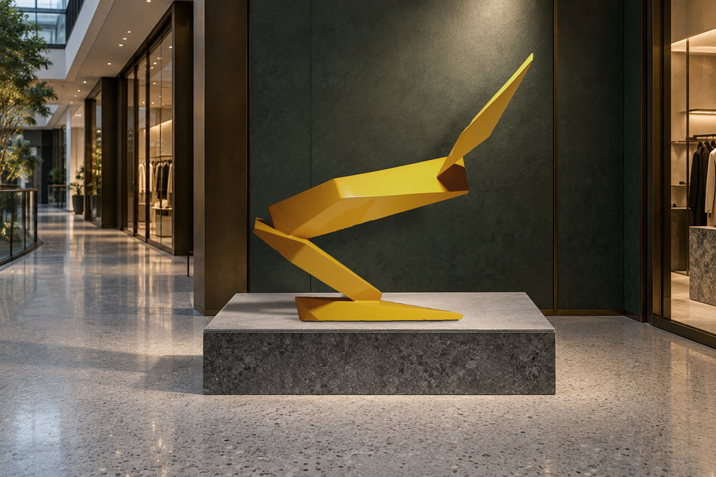 Flight of Angles, digital environment composite: Boutique Shopping Atrium