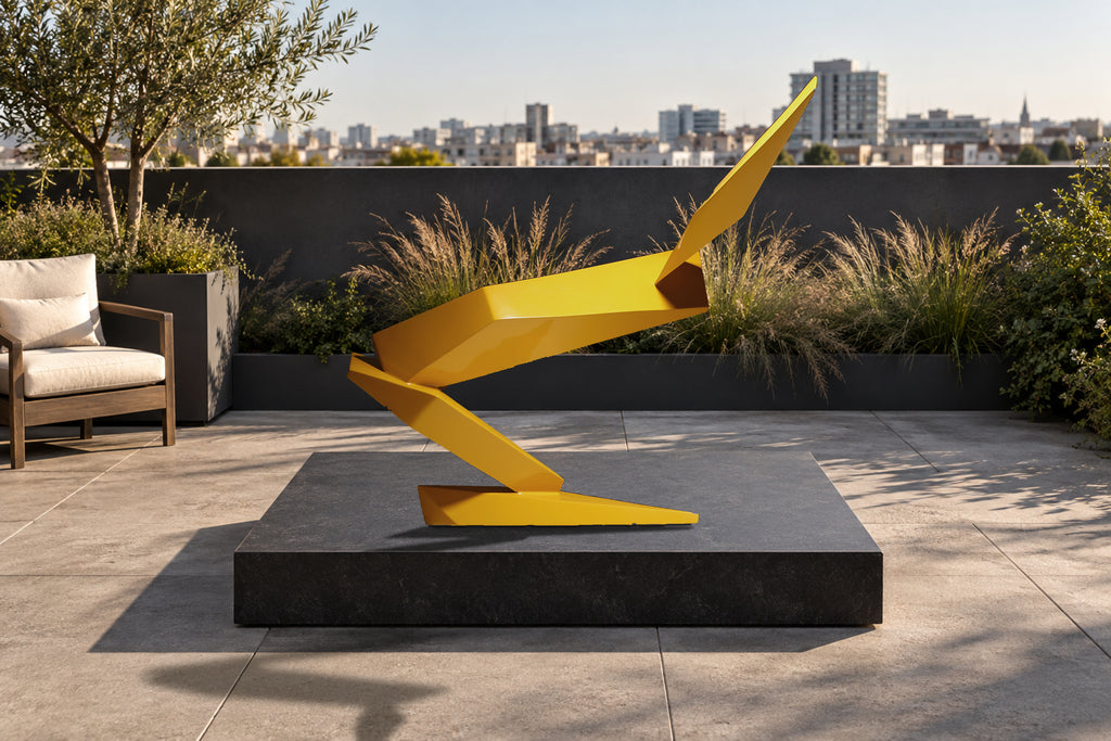 Flight of Angles, digital environment composite: Urban Roof Garden