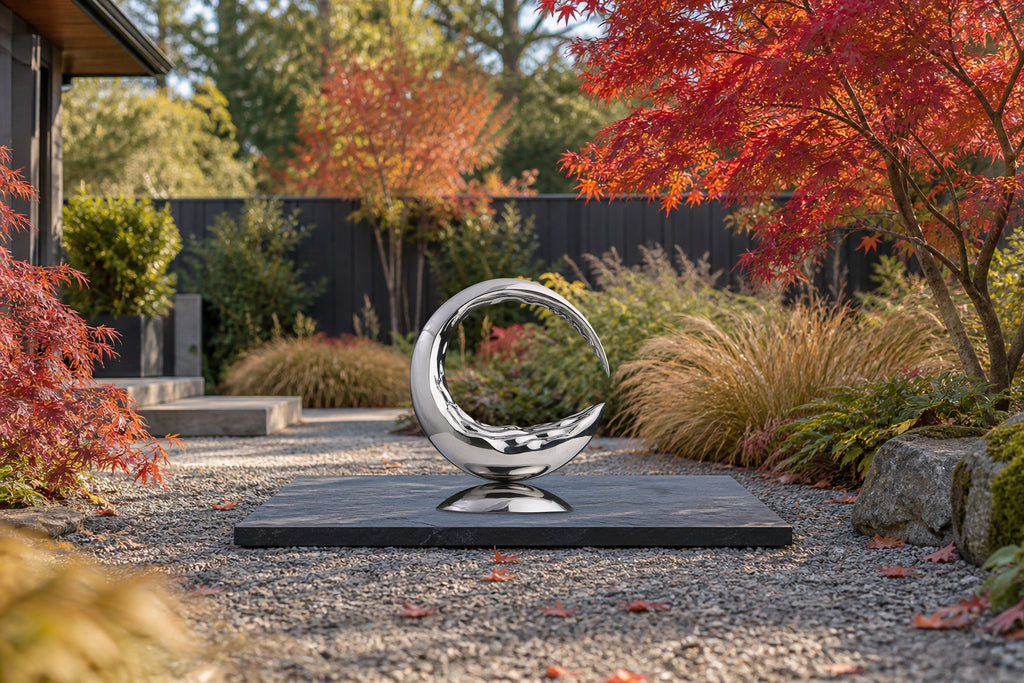 Mirror-Polished Crescent, digital environment composite: Perennial Garden