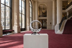 Mirror-Polished Crescent, digital environment composite: Cultural Hospitality Space