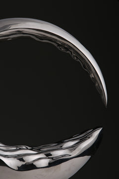 Mirror-Polished Crescent, studio photograph, view 3