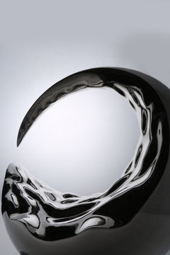 Mirror-Polished Crescent, studio photograph, view 4