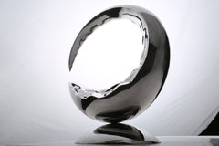 Mirror-Polished Crescent, studio photograph, view 5