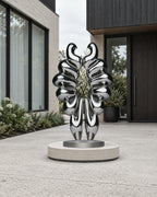 Duality of Life, digital environment composite: Modern House Forecourt
