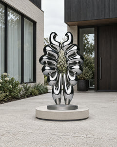 Duality of Life, digital environment composite: Modern House Forecourt
