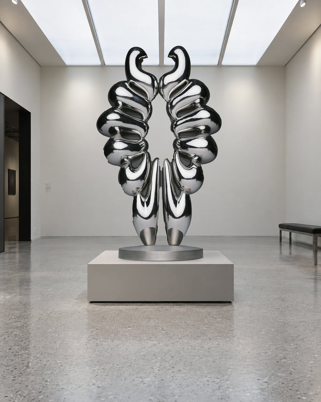 Duality of Life, digital environment composite: Skylit Art Museum