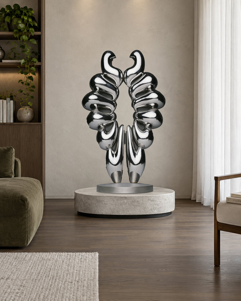 Duality of Life, digital environment composite: Collector Living Room