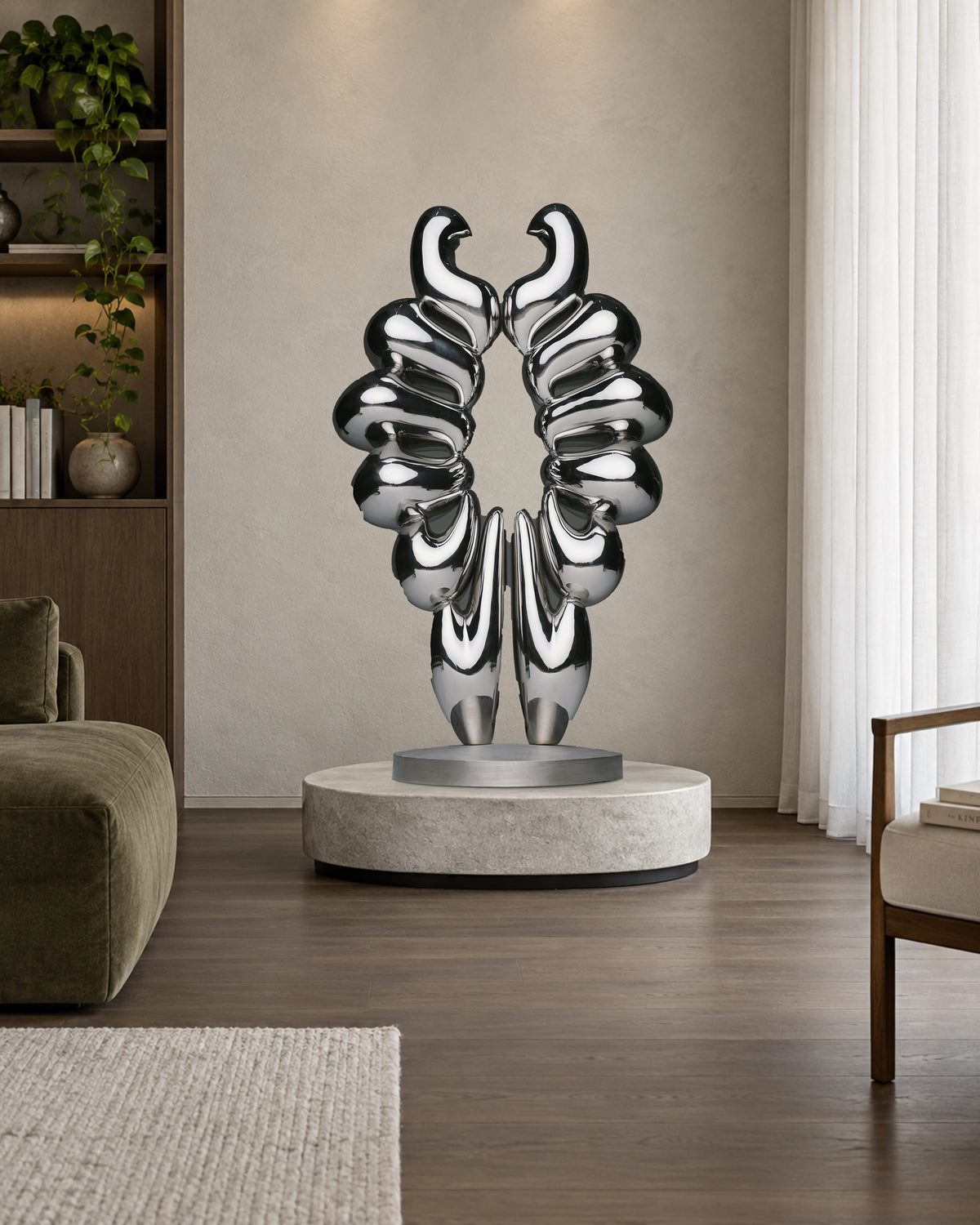 Duality of Life, digital environment composite: Collector Living Room
