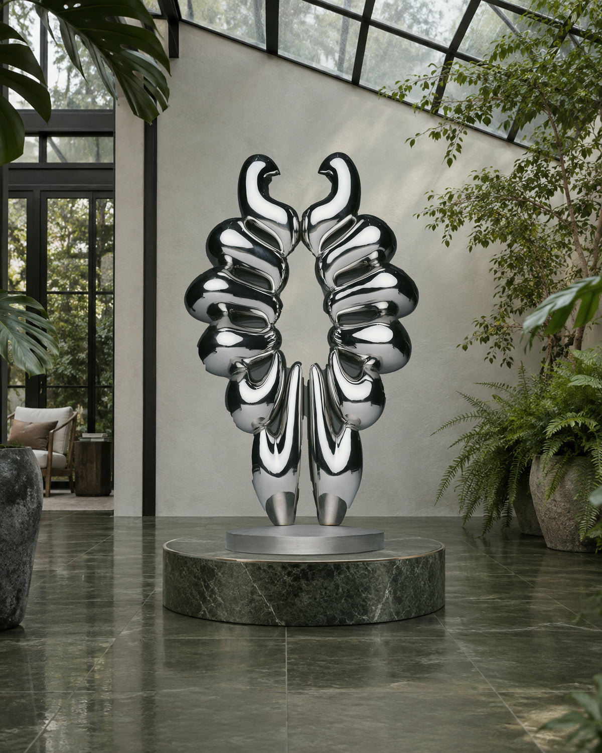 Duality of Life, digital environment composite: Winter Garden Conservatory