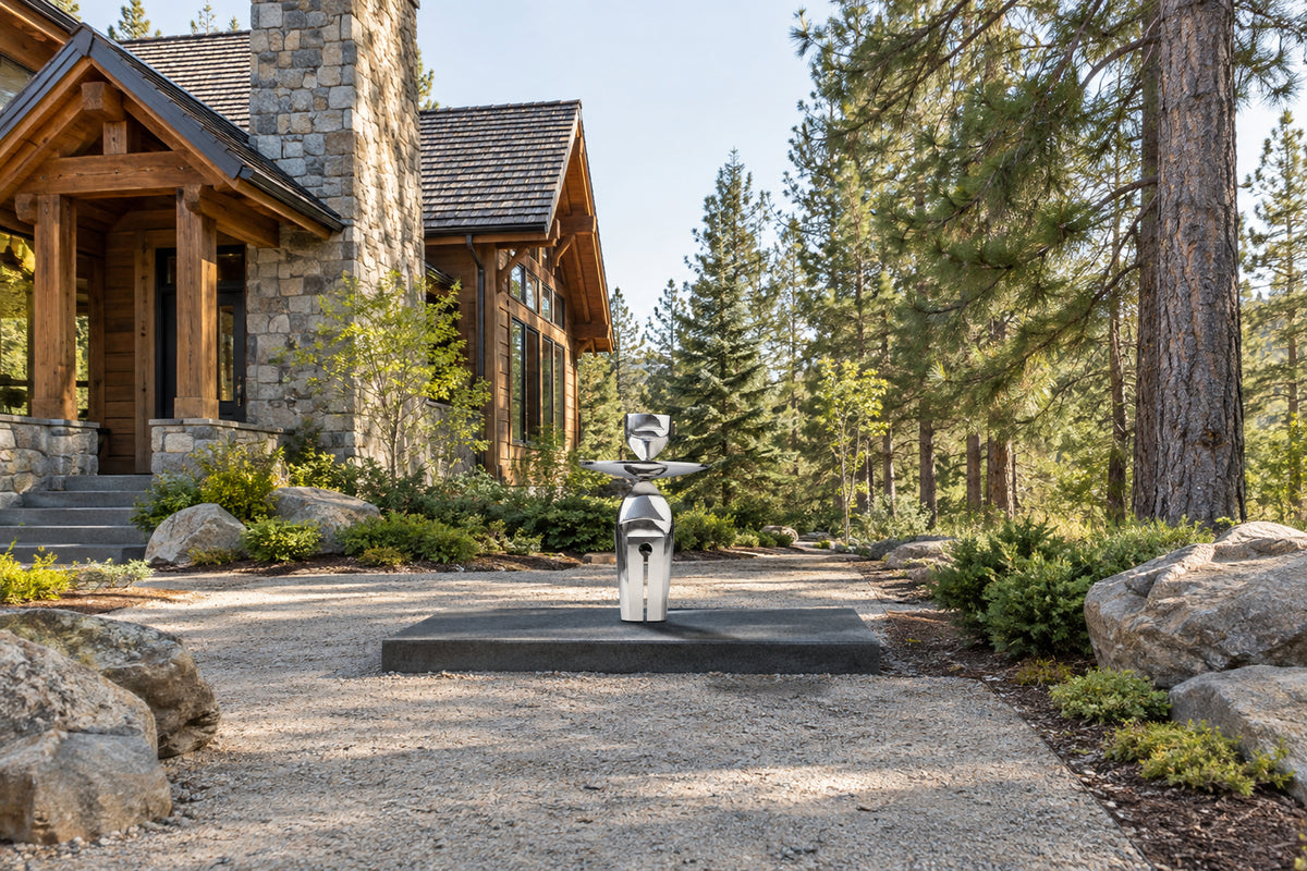 Human Form, digital environment composite: House Exterior