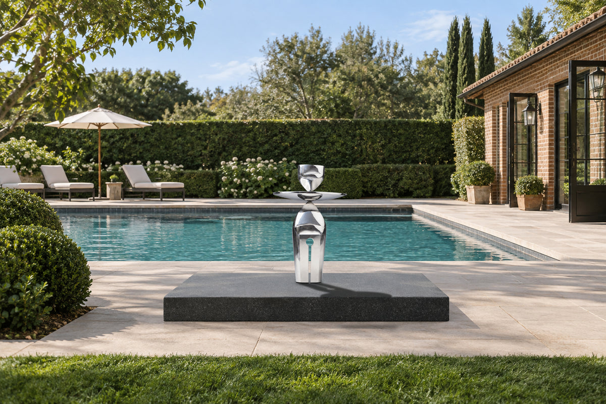 Human Form, digital environment composite: Poolside