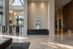 Human Form, digital environment composite: Office Lobby