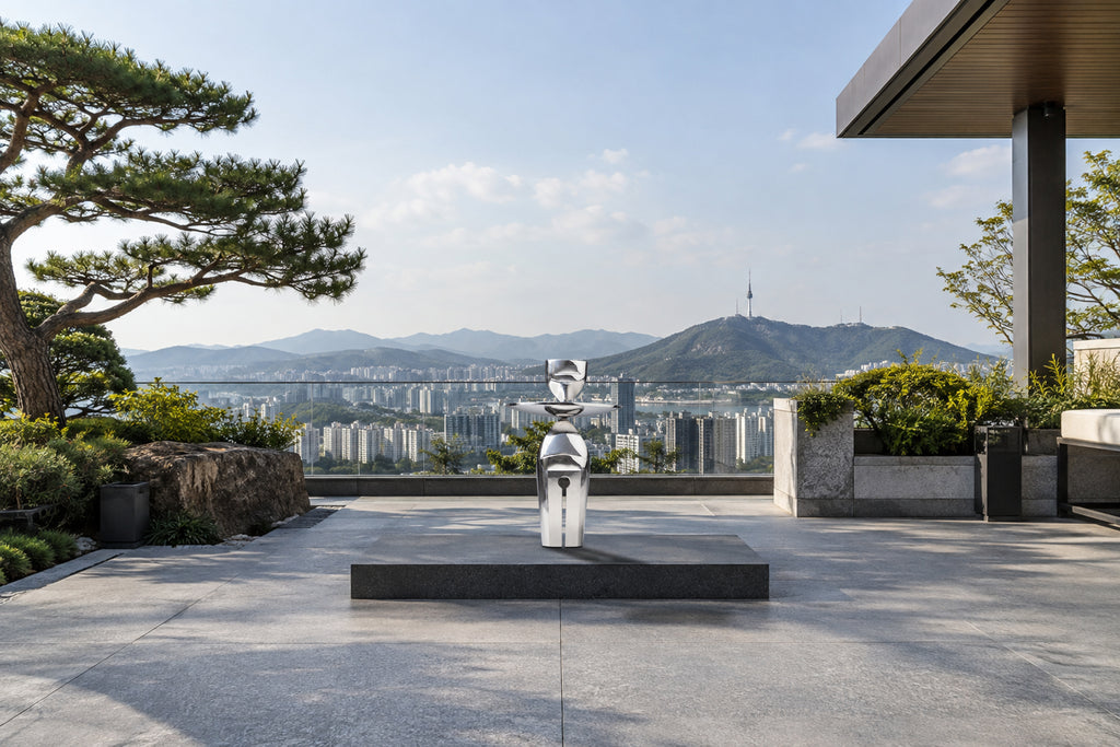 Human Form, digital environment composite: Rooftop Garden