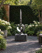 The Paused Moment, digital environment composite: Sculpture Garden Basalt