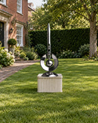 The Paused Moment, digital environment composite: Estate Lawn Limestone
