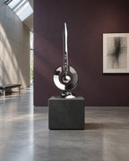 The Paused Moment, digital environment composite: Museum Gallery Charcoal