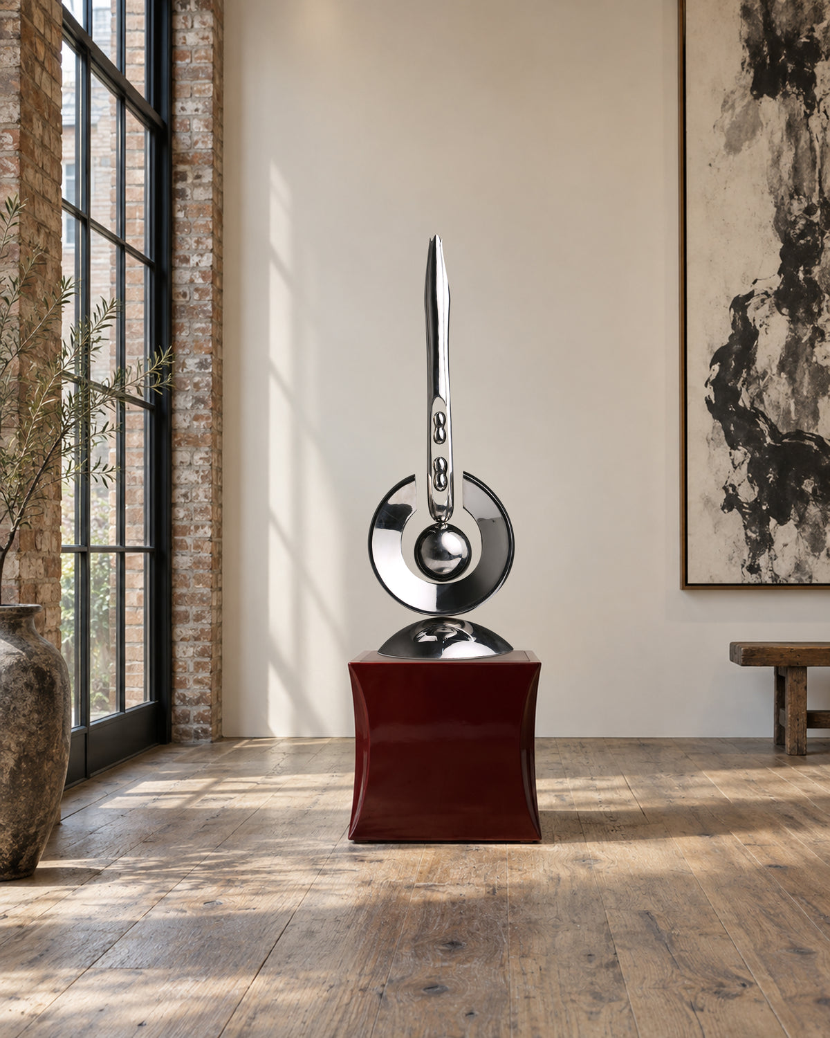 The Paused Moment, digital environment composite: Private Gallery Oxblood