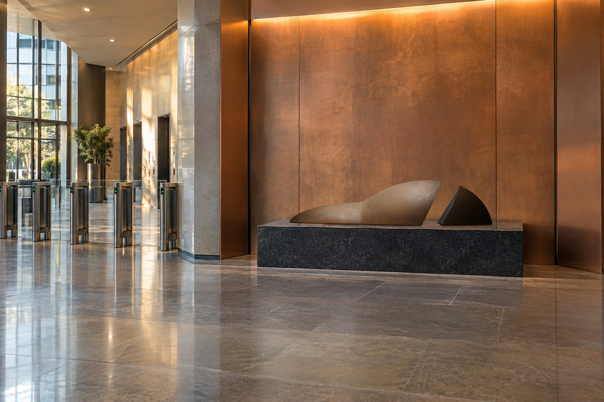 Tension Within, digital environment composite: Office Lobby